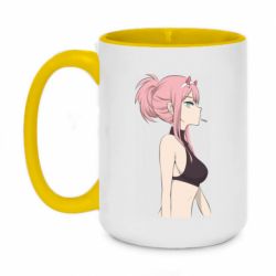 Кружки двухцветные 420ml