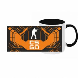 Кружки двоколірні з повною запечаткою - FATLINE