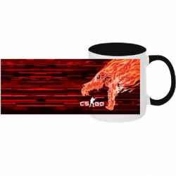 Кружки двоколірні з повною запечаткою - FATLINE