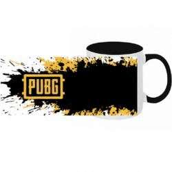 Кружка двоколірна з повною запечаткою Pubg spray