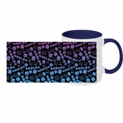 Кружки двухцветные с полной запечаткой - FATLINE