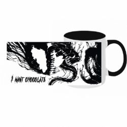 Кружки двухцветные с полной запечаткой - FATLINE