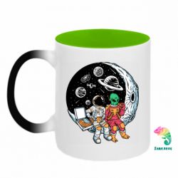Кружки-хамелеоны двухцветные