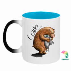 Кружки-хамелеоны двухцветные