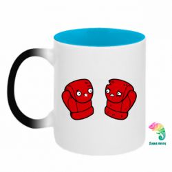 Кружки-хамелеоны двухцветные