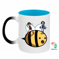 Кружки-хамелеоны двухцветные