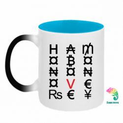 Кружки-хамелеони двокольорові