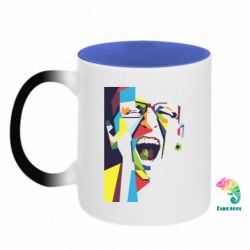 Кружки-хамелеони двокольорові