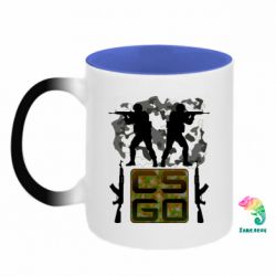 Кружки-хамелеоны двухцветные