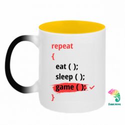 Кружки-хамелеоны двухцветные