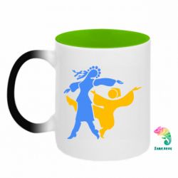 Кружки-хамелеони двокольорові