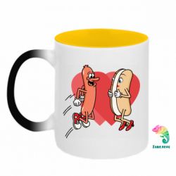 Кружки-хамелеоны двухцветные