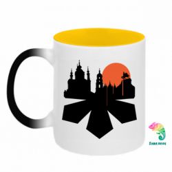 Кружки-хамелеони двокольорові