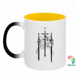 Кружки-хамелеони двокольорові