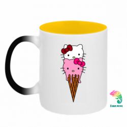 Кружки-хамелеоны двухцветные