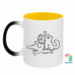 Кружки-хамелеони двокольорові