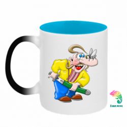 Кружки-хамелеоны двухцветные