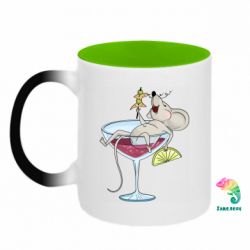 Кружки-хамелеоны двухцветные