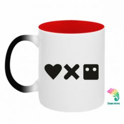 Кружки-хамелеоны двухцветные