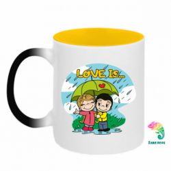 Кружки-хамелеоны двухцветные