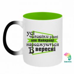 Кружки-хамелеоны двухцветные