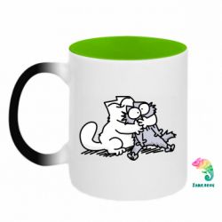 Кружки-хамелеони двокольорові