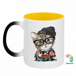 Кружки-хамелеони двокольорові