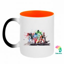 Кружки-хамелеоны двухцветные