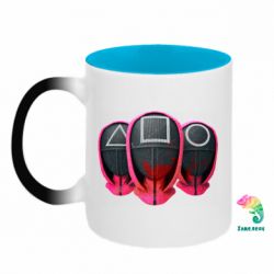 Кружки-хамелеони двокольорові