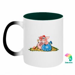 Кружки-хамелеоны двухцветные