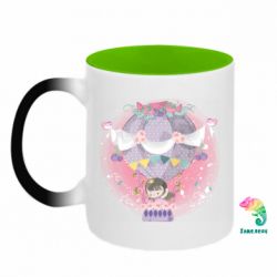 Кружки-хамелеоны двухцветные