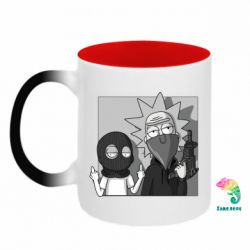 Кружки-хамелеоны двухцветные