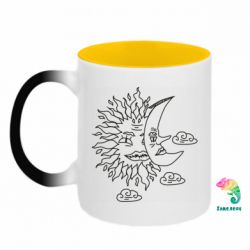 Кружки-хамелеоны двухцветные