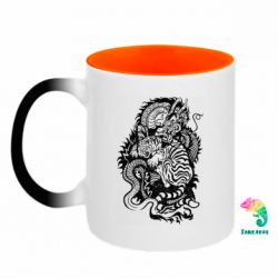 Кружки-хамелеони двокольорові