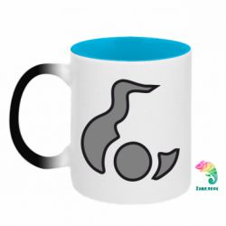Кружки-хамелеони двокольорові