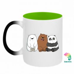 Кружки-хамелеоны двухцветные