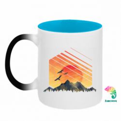 Кружки-хамелеоны двухцветные
