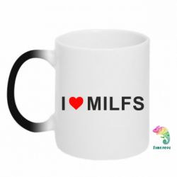 Кружка-хамелеон I love MILFs