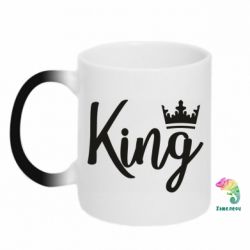 Кружка-хамелеон King (with a crown ) - FATLINE Кружка-хамелеон King (with a crown )