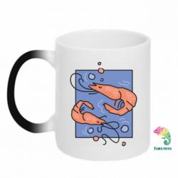 Кружка-хамелеон Креветки - FATLINE Кружка-хамелеон Креветки