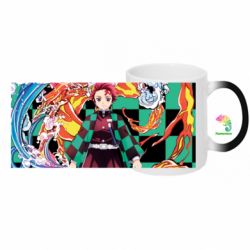 Кухоль-хамелеон з повним запечатуванням Demon Slayer Kimetsu No Yaiba