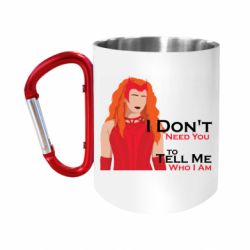 Кружка с ручкой "карабин" Алая Ведьма - FATLINE Кружка с ручкой "карабин" Алая Ведьма