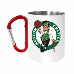 Кружка с ручкой "карабин" Boston Celtics