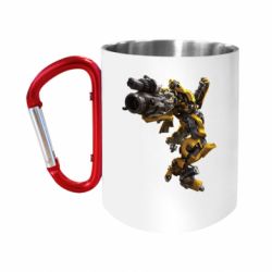 Кружка с ручкой "карабин" Bumblebee - FATLINE Кружка с ручкой "карабин" Bumblebee