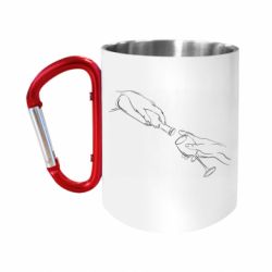 Кружки с ручкой-карабином