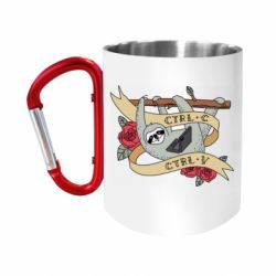 Кружки с ручкой-карабином