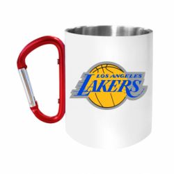 Кружка с ручкой "карабин" Los Angeles Lakers