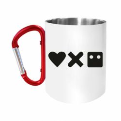 Кружки с ручкой-карабином