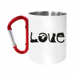 Кружки с ручкой-карабином