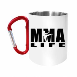Кружка з ручкою "карабін" MMA Life - FATLINE Кружка з ручкою "карабін" MMA Life